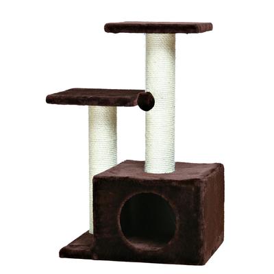 Valencia Scratching Post by TRIXIE in Brown