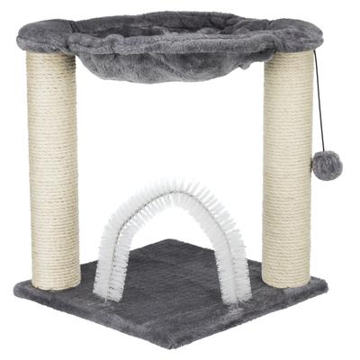 Baza Scratching Post with Hammock by TRIXIE in Gray