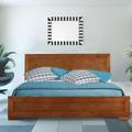 Oxford Platform Bed by Camden Isle in Oak (Size KING)