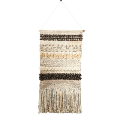 Multicolored Woven Wall Hanging - Saro Lifestyle W...