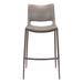 Wade Logan® Sheringham Bar Stool Wood/Upholstered/Metal in Gray/Brown | 40.9 H x 20.9 W x 21.7 D in | Wayfair E7FB18C0023446ACA637E73CD5C9901D