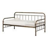 South Shore Prairie Metal Daybed Metal in Brown | 39.5 H x 43 W x 80 D in | Wayfair 14137