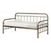 South Shore Prairie Metal Daybed Metal in Brown | 39.5 H x 43 W x 80 D in | Wayfair 14137