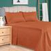 Eider & Ivory™ Mitchell Egyptian-Quality Cotton 300 Thread Count Solid Deep Pocket Luxury Bed Sheet Set in Orange | Twin | Wayfair