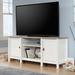 Andover Mills™ Hetrick TV Stand for TVs up to 65" Wood in White | 24.65 H in | Wayfair 3A2734FFD90149748A3DA617060F0C85