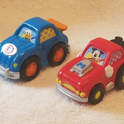 Disney Toys | Lot Of 2 Disney Mickey Mouse & Donald Duck Toy Cars Mattel 2008 | Color: Red/Brown | Size: Osbb