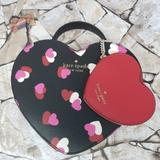 Kate Spade Bags | #Bagsavenue Heart Flutter Love Shack Crossbody Black Coin Purse Key Kate Spade | Color: Black/Red | Size: 7.48"H X 8.27"W X 2.36"D