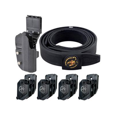 Black Scorpion Outdoor Gear USPSA Grand Master Production Holster / Shooting Belt Combo Right Canik TP9SFx Black Large CO06-TP9SFX-BTLBK