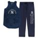 Women's Concepts Sport Navy New York Yankees Plus Size Jersey Tank Top & Pants Sleep Set