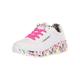 Skechers Mädchen Uno Lite Lovely Luv Sneaker, White Synthetic H. Pink Trim, 30 EU