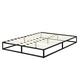 Olee sleep 22cm Modernes Metall-Plattform-Bettgestell / Bett / Metall / Metall-Bettgestell / Holzlatten / Matratzenrahmen / Holzlattenrost / Kein Boxspring erforderlich /100 x 200cm/ Twin XL / Schwarz