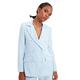 TRENDYOL Damen Trendyol Button Detaillierte Jacke Blazer Jacket Outdoor Blue Button Detailed Blazer Jacket, Light Blue, 36