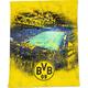 BVB Fleecedecke mit Stadionprint (150x200cm), Größe - in SCHWARZ/GELB