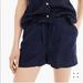 J. Crew Shorts | J. Crew Point Sur Seaside Short In Linen-Tencel | Color: Blue | Size: Xxs