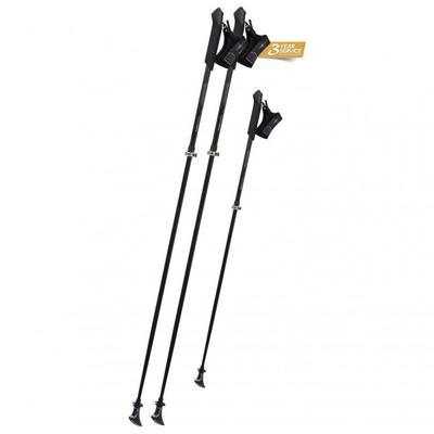 Komperdell - Poniente Carbon Vario - Nordic Walking Stöcke Länge 105-125 cm schwarz/grau