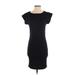 H&M Casual Dress - Bodycon: Black Solid Dresses - Women's Size Small