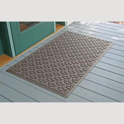 Ellipse Estates Doormat 60 x 36, 60 x 36, Gray