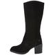 Fly London Women's BALO096FLY Knee High Boot, Black, 7 UK