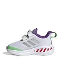 adidas Boy's Unisex Kids Fortarun Buzz Cf I Sneakers, FTWR White Silver Met Semi Solar Lime, 6 UK Child