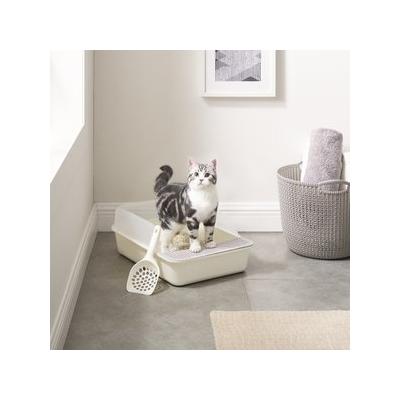 Sam's Pets Helix Cat Litter Box, White