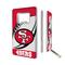 San Francisco 49ers 32GB Passtime Design Credit Card USB Drive with Bottle Opener