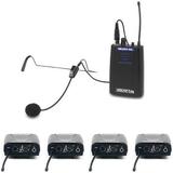 VocoPro SilentPA-IFB-4 One-Way Wireless IFB Communication System with Four Receiver SILENTPA-IFB-4
