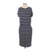 Banana Republic Factory Store Casual Dress - Sheath: Blue Print Dresses - Women's Size Small Petite