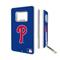 Philadelphia Phillies 32GB Solid Design Credit Card USB Drive with Bottle Opener