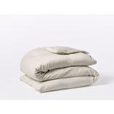 Coyuchi Organic Relaxed Standard Cotton Duvet Cover Cotton Sateen in Gray | King | Wayfair 1024405
