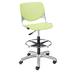 KFI Studios Kool Drafting Chair Upholstered, Steel in Gray | 47.25 H x 19.3 W x 22 D in | Wayfair DS2300-BP14-SP08