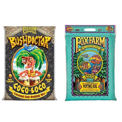 FoxFarm Bush Doctor Coco Loco and Ocean Forest Garden Potting Soil Mix, Bundle - Multi - 41.7