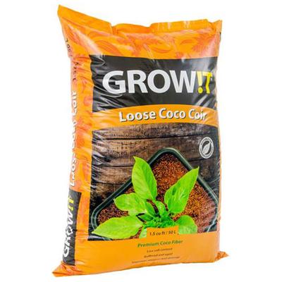 Hydrofarm GROW!T Coco Coconut Coir Fiber Garden Lo...