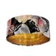 Black and Gold Lampshade - Extra Large Lamp Shade - Velvet Lamp Shade - Lamp Shade Ceiling