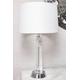 Silver Table Lamp, Sophia Crystal Base Table Lamp