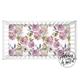 Crib Sheet Mauve Floral, Baby Girl Bedding, Fitted Crib Sheet, Floral Crib Sheet, Floral Nursery Decor, Mauve Flowers, Jersey Knit Sheet