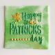 Happy St Patrick's Day Embosser Stamp. Food Safe Acrylic Icing Fondant Cookie debosser Stamp.