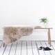 Oyster/Cream Sheepskin Rug & Throw / Deep pile wool /