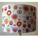 Flower Power Lampshade, light shade,sepia vintage,retro, shabby chic,steampunk, Fatta da Mamma Free Gift