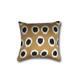 Cushion Covers, Cushions, Black and Gold Ikat Cushion Pillow Covers, Monochrome cushions, 40 x 40 cm, Decorative Pillow