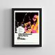 Framed Dirty Harry Clint Eastwood Film / Movie Poster Print A3 Size Mounted In A Black Or White Picture Frame (Polymer)