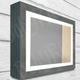 New Grey Veneer Wood Grain Shadow Box Display Frame 3.8cm Deep, Lots of SIZES, INSERT COLOURS Framing Object Item 3D Picture Art Handmade