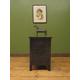Small black painted chest of drawers, bedside or office chest of drawers