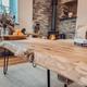 VENA Waney / Live Edge Coffee Table Rustic Solid Wood / Walnut / Oak / Pine / Handmade Coffee Table / Handcrafted Coffee Table