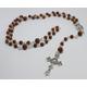 Sandstone Gemstone Rosary Beads, Five Decade Rosary Beads with Crucifix, Sandstone Catholic Rosary Beads, Sandstone Prayer Beads