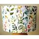 Watercolour Leaves Lampshade,multi and white, Shabby Chic, Lamp shade, modern, contemporary,by Fatta da Mamma FREE GIFT