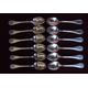 ANTIQUE FRENCH CHRISTOPHLE set of 12 spoons Perles pattern