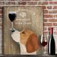 Beagle canvas art print - Dog Au Vin Beagle canvas print dog canvas print dog wall art cute gift for friend wine lover large canvas