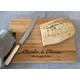 Personalised New Wedding Gift- Bamboo Wood Large Chopping Board -Engraved Cutting Board - Custom Made - Cutting Board - Made to Order