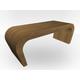 Pippy Oak Matt Coffee Table - Wedge