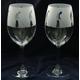 New etched Golf gift Wine Wine Glasses Boxed